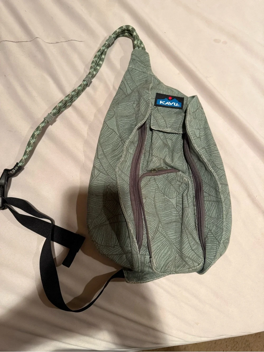 KAVU womens Olive Green Sling Bag